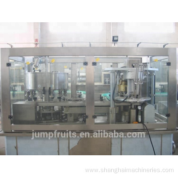 Aspetic filling machine for fruit paste processing plant